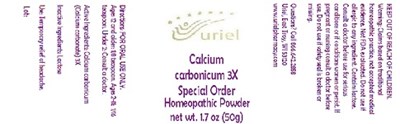 Calcium Carbonicum 3 S.o. Powder (Calcium Carbonicum 3 S.o. Powder)